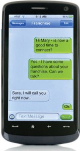 Text Your Questions to Franchises for Sale