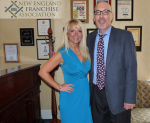 Kim Vezina Woods of Franchise Solutions and former NEFA president Murray Vetstein