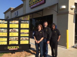 Outside the Waskom's Dickey's Barbecue Pit franchise