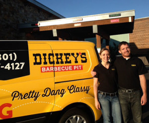 Dickey’s Barbecue Pit franchise owners, Dan & Stephanie Barton