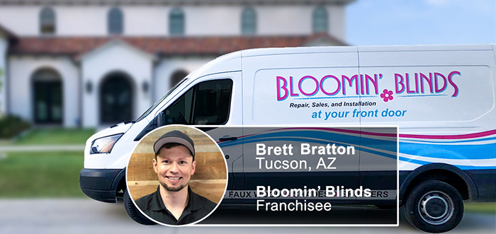 Bloomin' Blinds Franchisee Brett Bratton